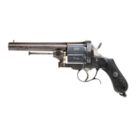 Superb Belgian Pinfire Revolver 103mm Ah6790