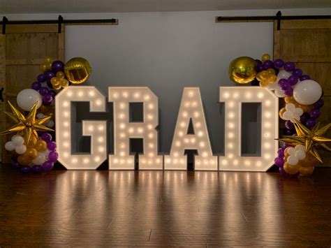 Grad Marquee Letters Marquee Letters Lamp Novelty Lamp