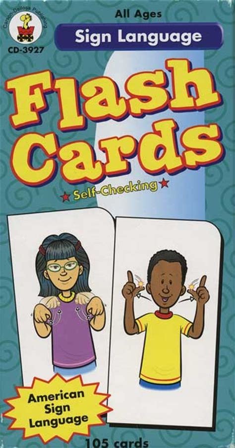 Sign Language Asl Flash Cards Harris Communications