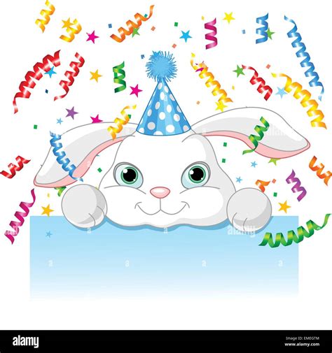 Birthday Rabbit Illustration Hi Res Stock Photography And Images Alamy