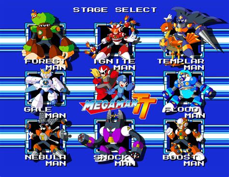 Mega Man Tts Robot Masters By Justedesserts On Deviantart