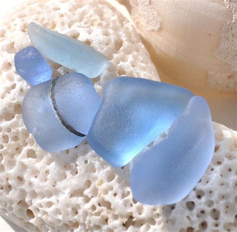 Cornflower Blue Sea Glass Authentic Rare Sea Glass Jewelry Etsy Uk Rare Sea Glass Blue Sea