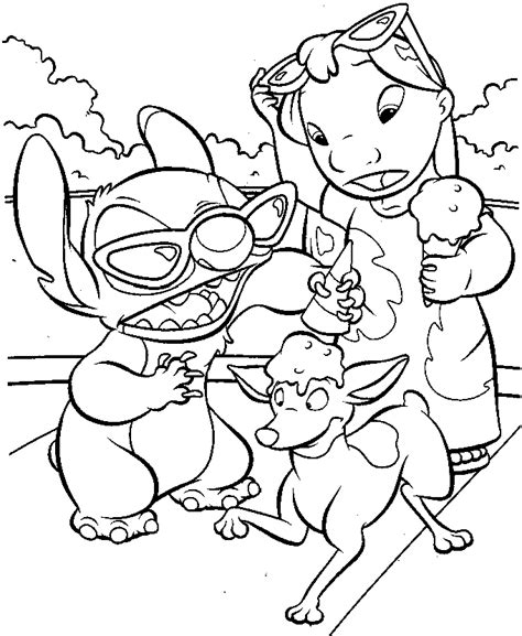 Lilo And Stitch Coloring Pages Free Coloring Pages Printables For Kids