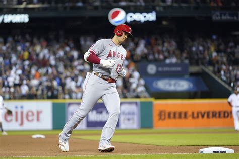 Shohei Ohtani Puts On Show On Mound At Plate As Angels Beat Tigers 3