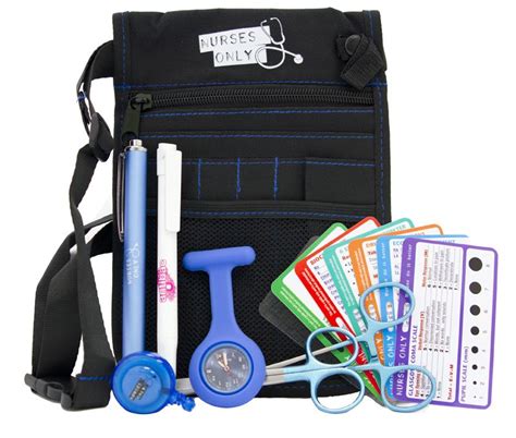 Nurse Supplies Ultimate Nurses Pouch Starter Kit Blue Nurse Bag
