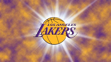 Logotipo Fresco De Los Lakers Fondo De Pantalla De Los Angeles Lakers