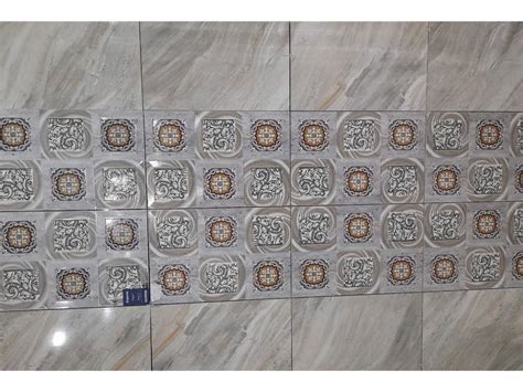 Ceramic Mosaic Glossy Kajaria Bathroom Wall Tiles 1x1 5 Ft 300x450 Mm