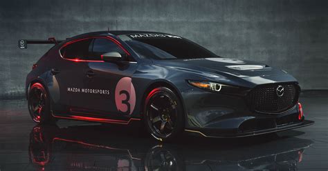 2020 Mazda 3 Tcr Unveiled 20l Turbo With 350 Hp 2020 Mazda 3 Tcr 3