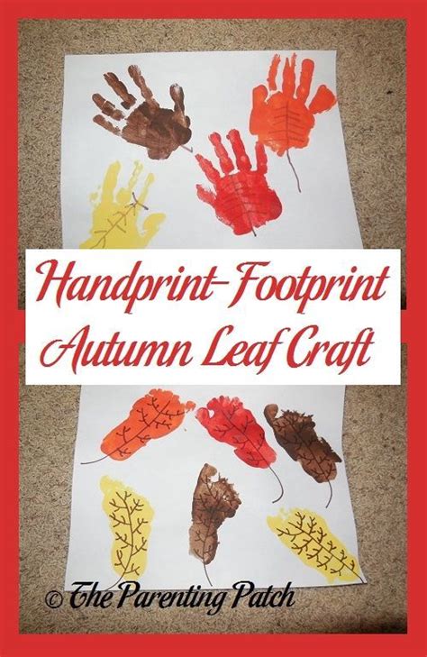 Handprint Leaves Craft 2021
