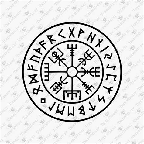 Vegvisir Der Wikinger Kompassder Runenkompass Dieses Symbol Wird Images