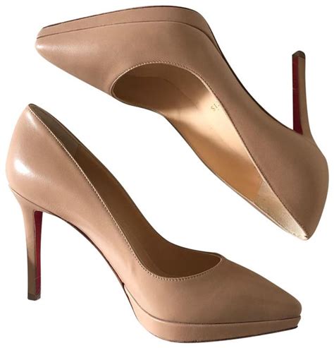 Christian Louboutin Nude Pigalle Plato Mm Pumps Size Us Regular M My