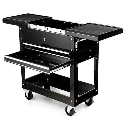 Goplus Rolling Tool Box Tool Cabinet Cart On Wheels With Storage