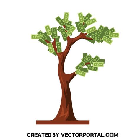Money Tree Vector Money Trees Vector Free Vector Graphics