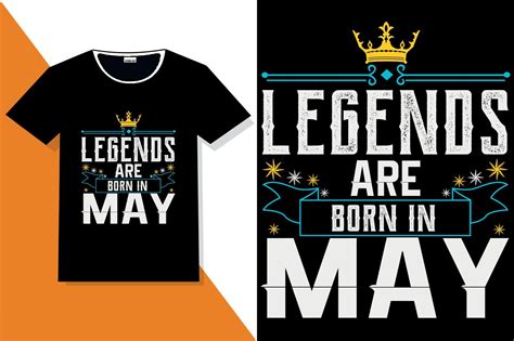 Popular phrase Legends are born in t shirt designs 13171303 Vector Art