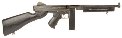 Deactivated Wwii Thompson M1a1 Submachine Gun Old Spec Allied