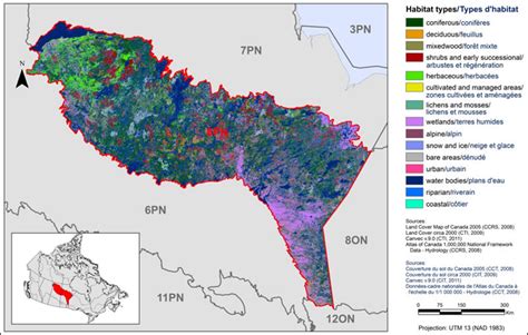 It is also part of the landforms that surround the boader. Bird conservation strategy for Region 8: Prairie and Northern boreal softwood shield - Canada.ca