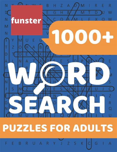 Funster 1000 Word Search Puzzles For Adults Large Print Word Search