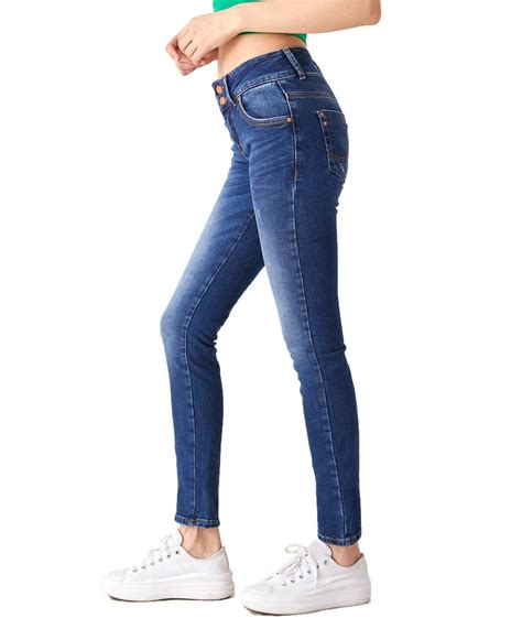 ltb jeans slim fit molly m in blauer winona waschung