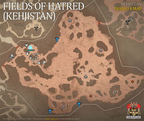 Fields Of Hatred Kehjistan Map For Diablo