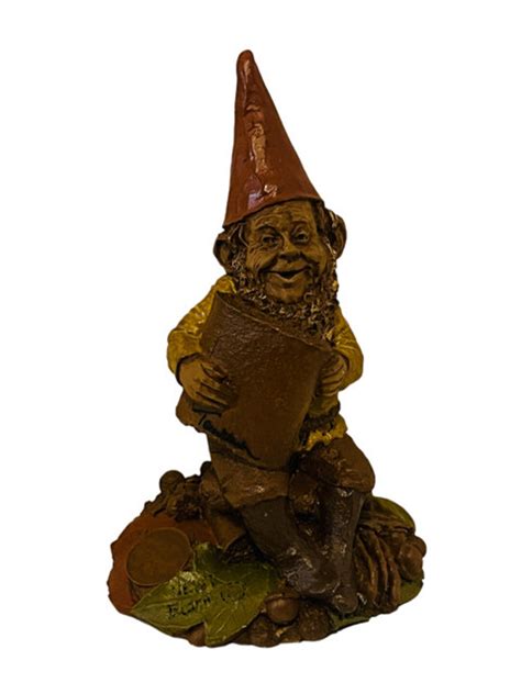 Tom Clark Gnome Figurine Vtg Sculpture Elf Signed Cairn Newt Etsy
