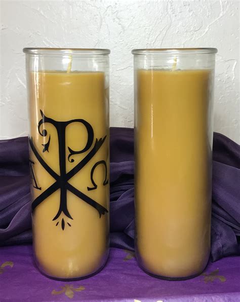 Catholic Blessed Beeswax Candles Etsy