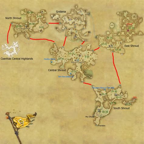 Review Ffxiv Zones By Level Map - Reviewbook