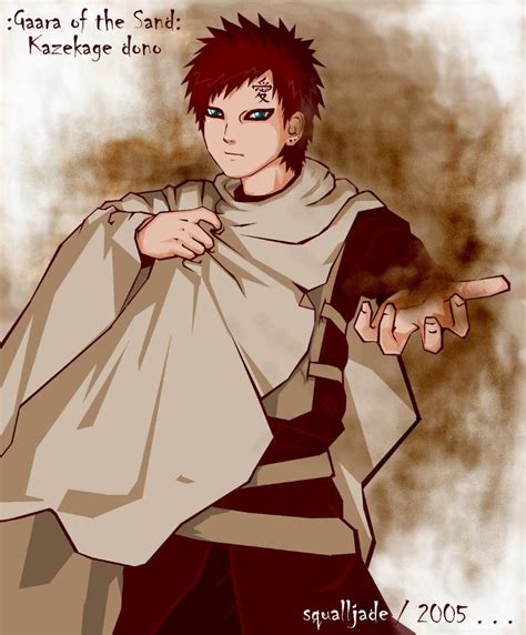 Gaara Kazekage By Squalljade On Deviantart