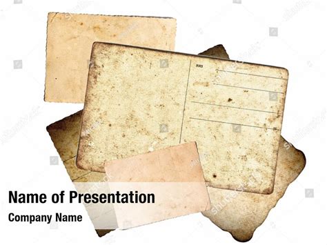 Old Paper Powerpoint Template