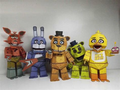 3d Paper Crafts Paper Toys Diy And Crafts Five Nights At Freddys
