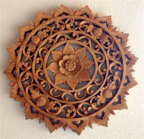 A Hand Carved Wooden Mandala I Gave I Bought In Bali As A T For My