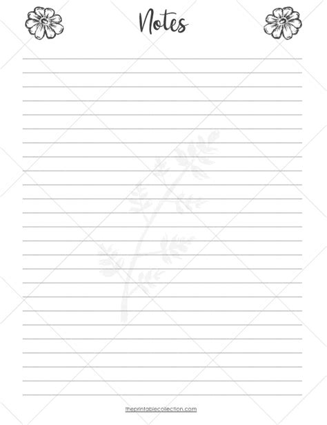 Free Black And White Planner Printable The Printable Collection