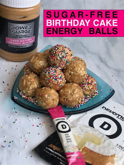 We have some remarkable recipe suggestions for you to attempt. Sugar-Free Birthday Cake Energy Balls | Soft bakes, Cake ...