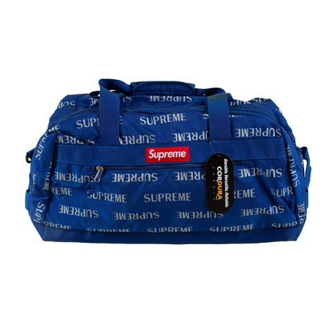 Supreme Duffle Bag Ss19 Light Blue
