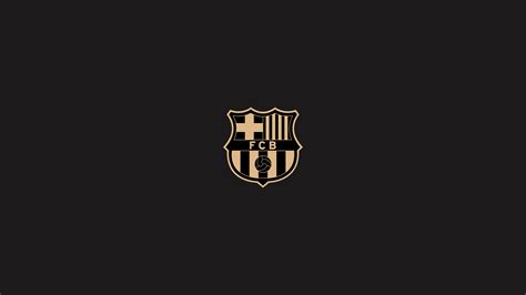 Crest Emblem Logo Soccer Symbol Black Background Hd Fc Barcelona