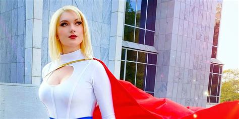Dcs Power Girl Comes To Life In Picture Perfect Cosplay
