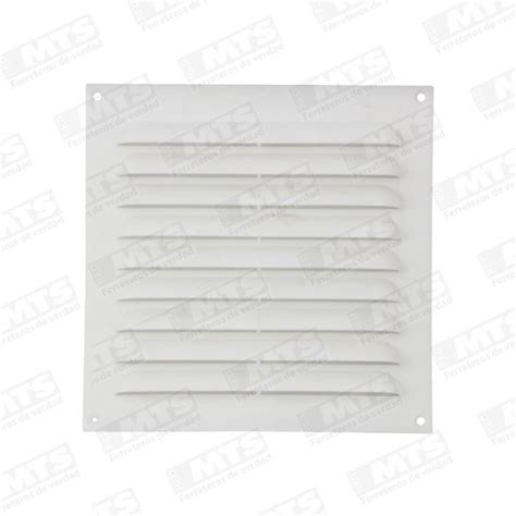 CELOSIA PVC VENTILACION PLANA 20X20 CM BLANCA