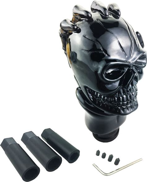 Jdm Skull Head Manual Car Gear Stick Shifter Knob Shift Lever Handle