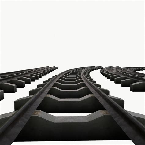 Railway Tracks 3d Model