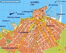 Map of Alghero