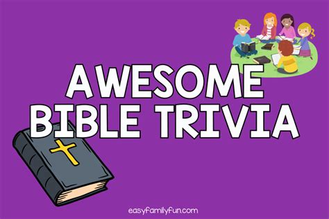 300 Awesome Bible Trivia Questions [with Answers]