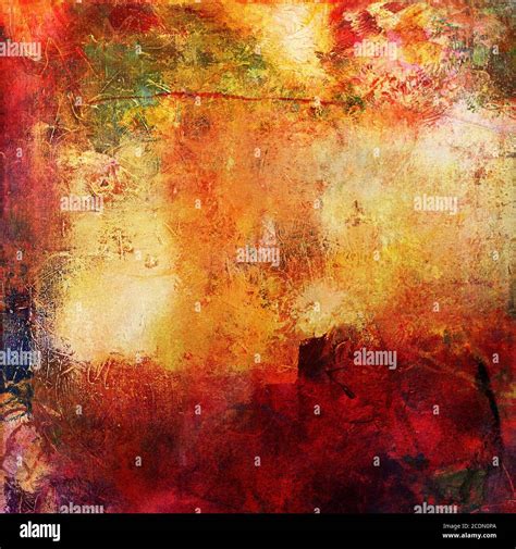 Abstract Oil Painting On Canvas Stock Photo Alamy
