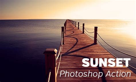 Free Sunset Photoshop Action