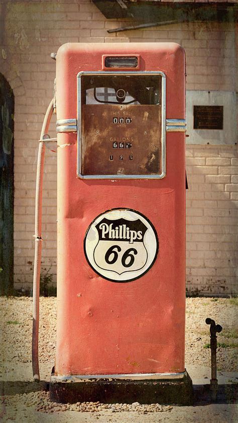 Phillips 66 Vintage Gas Pump Route 66 Photograph By Stephen Stookey
