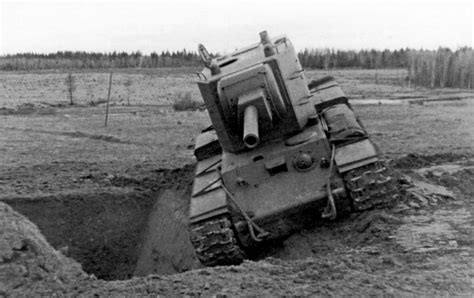 Soviet Tank Кv 2 At The Show Of РККА Squadron At Kubinka Training