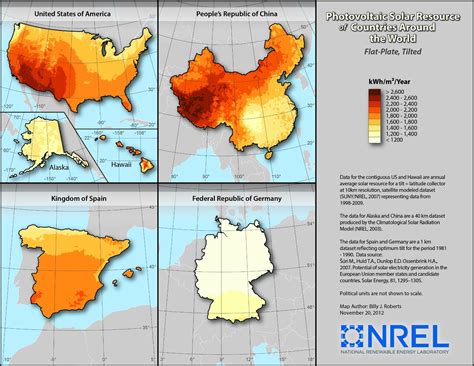 Beautiful Maps On Twitter Photovoltaic Solar Resource Of Countries