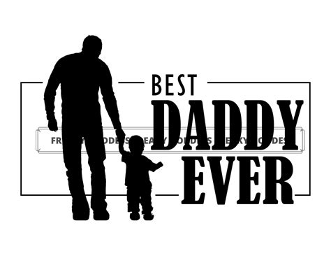 Dad And Son Svg For Best Father And All Daddys Cricut Etsy