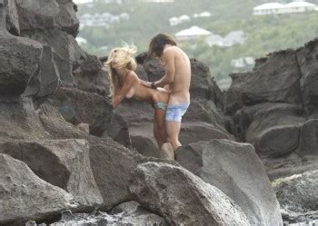 Shauna Sand Giving A Blowjob And Having Sex On A Beach In St Barts