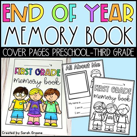 End Of Year Memory Book Made By Teachers