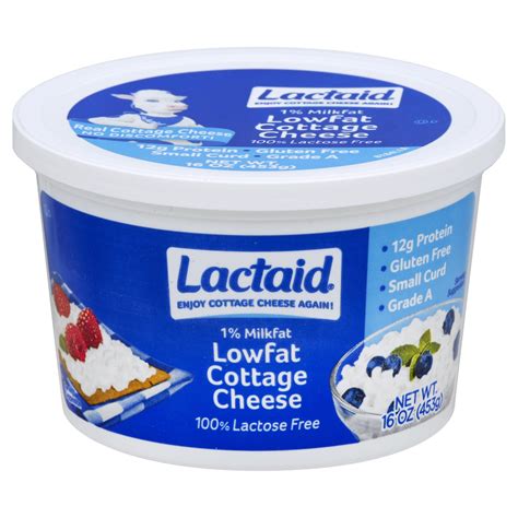 Lactaid Lactose Free Lowfat Small Curd Cottage Cheese 16 Oz Shipt