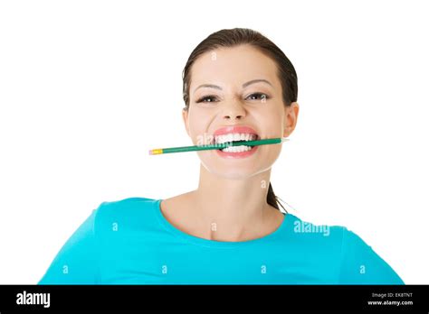 Chew Pencil Hi Res Stock Photography And Images Alamy